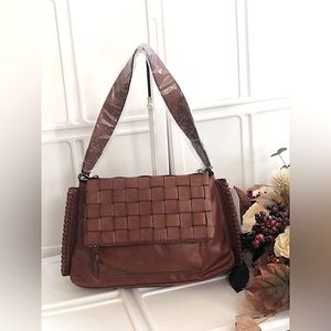 Brand New- Time & Tru-Flap Shoulder/ Crossbody Handbag